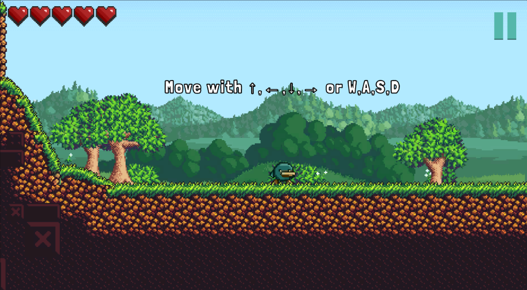 MOSTFALL Screenshot - Movement tutorial